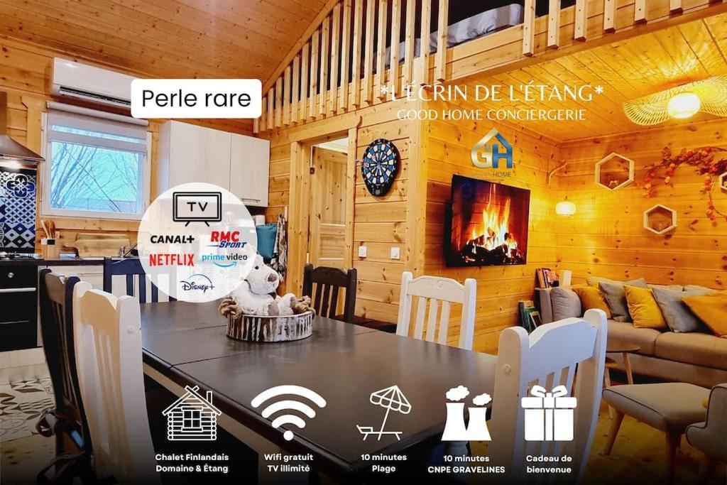 Вилла *L'Ecrin De L'Etang* Depaysement Assure Бурбур Экстерьер фото